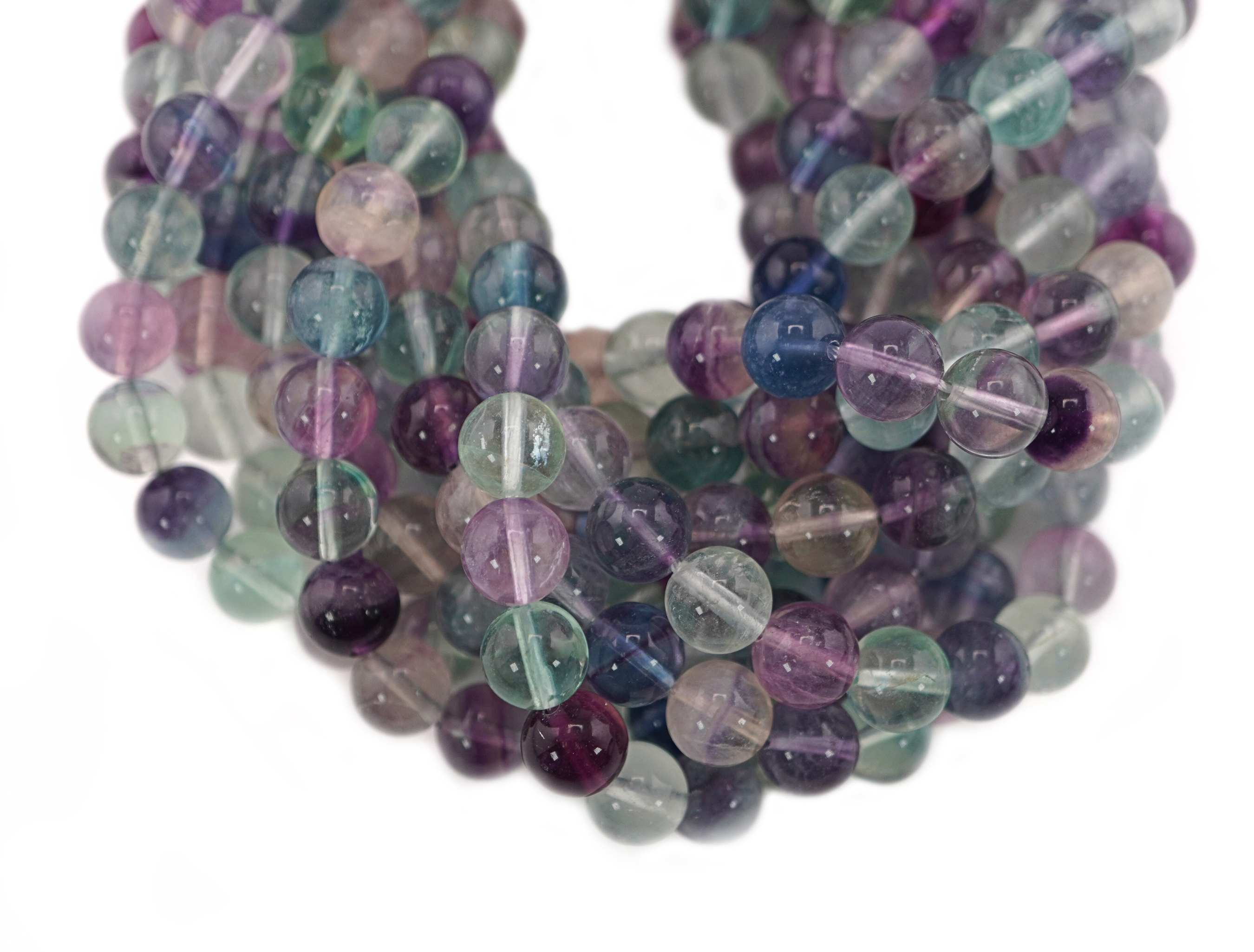 Rainbow beads for necklaces and bracelets