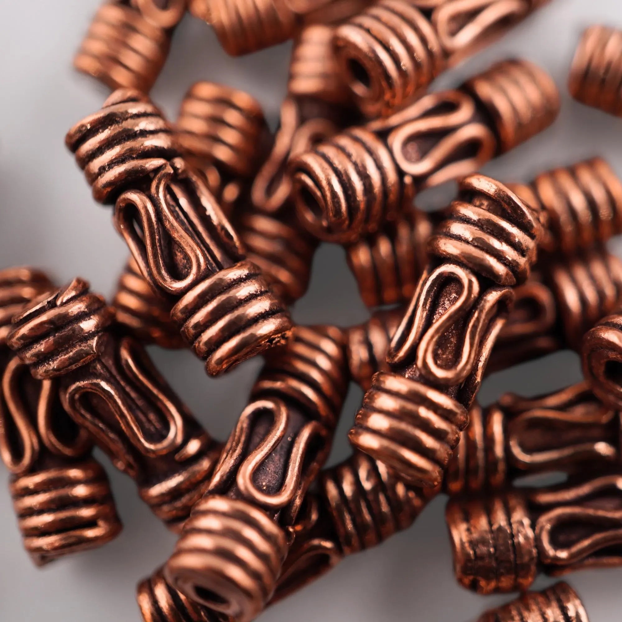 Real Copper Craft Beads for DIY Jewelry