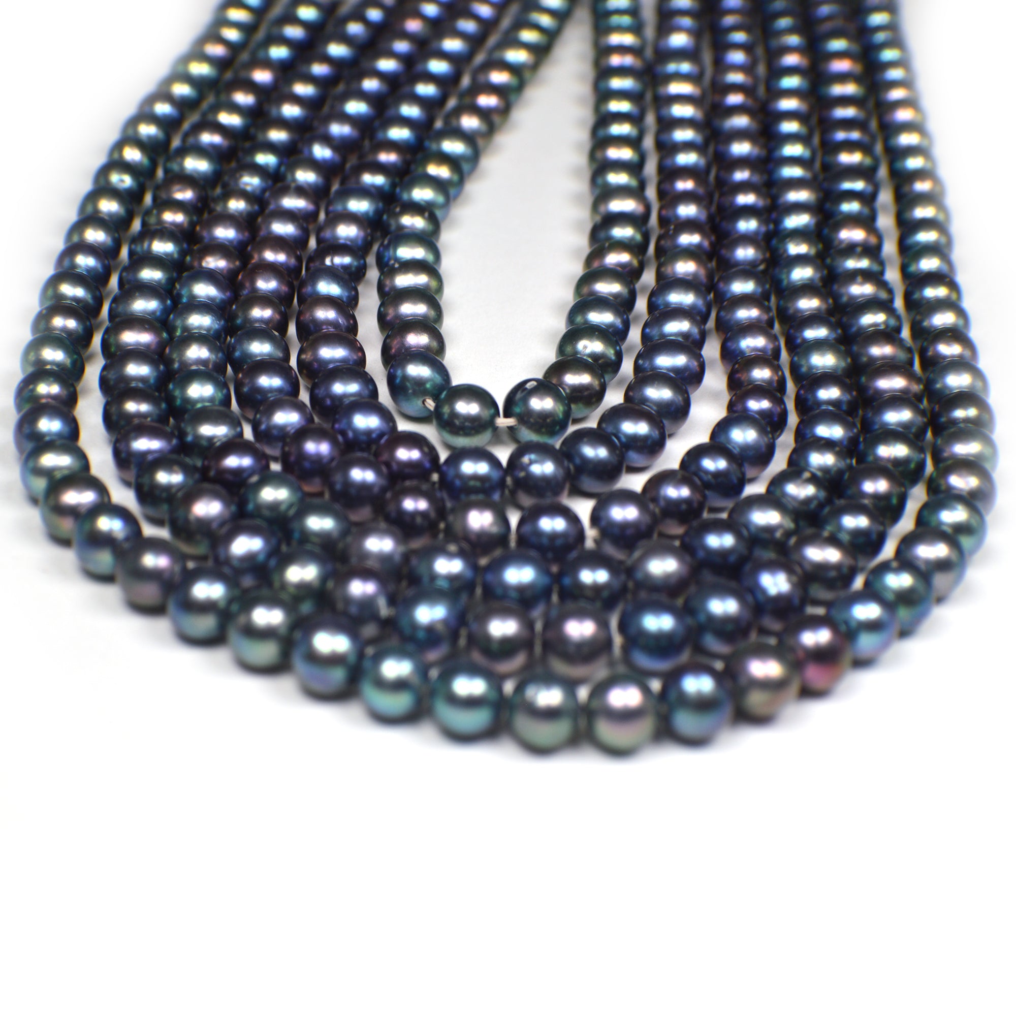 Real blue freshwater pearls