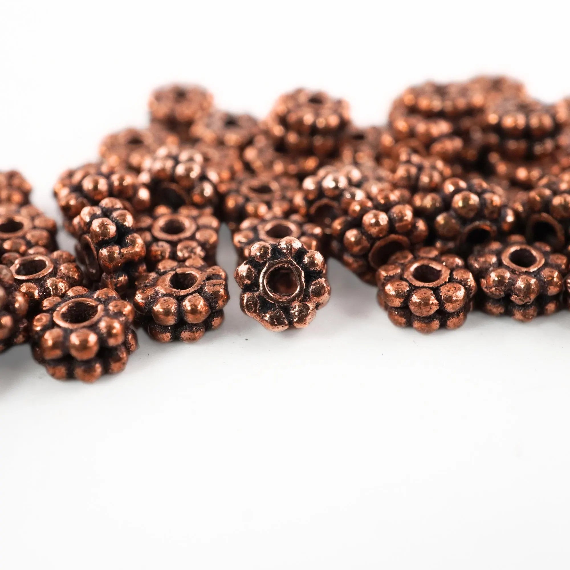 Real metal spacer beads bulk