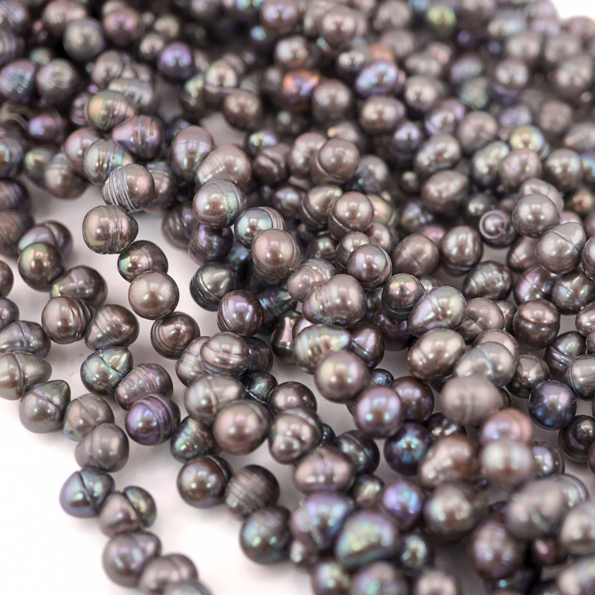 Real peacock pearl beads