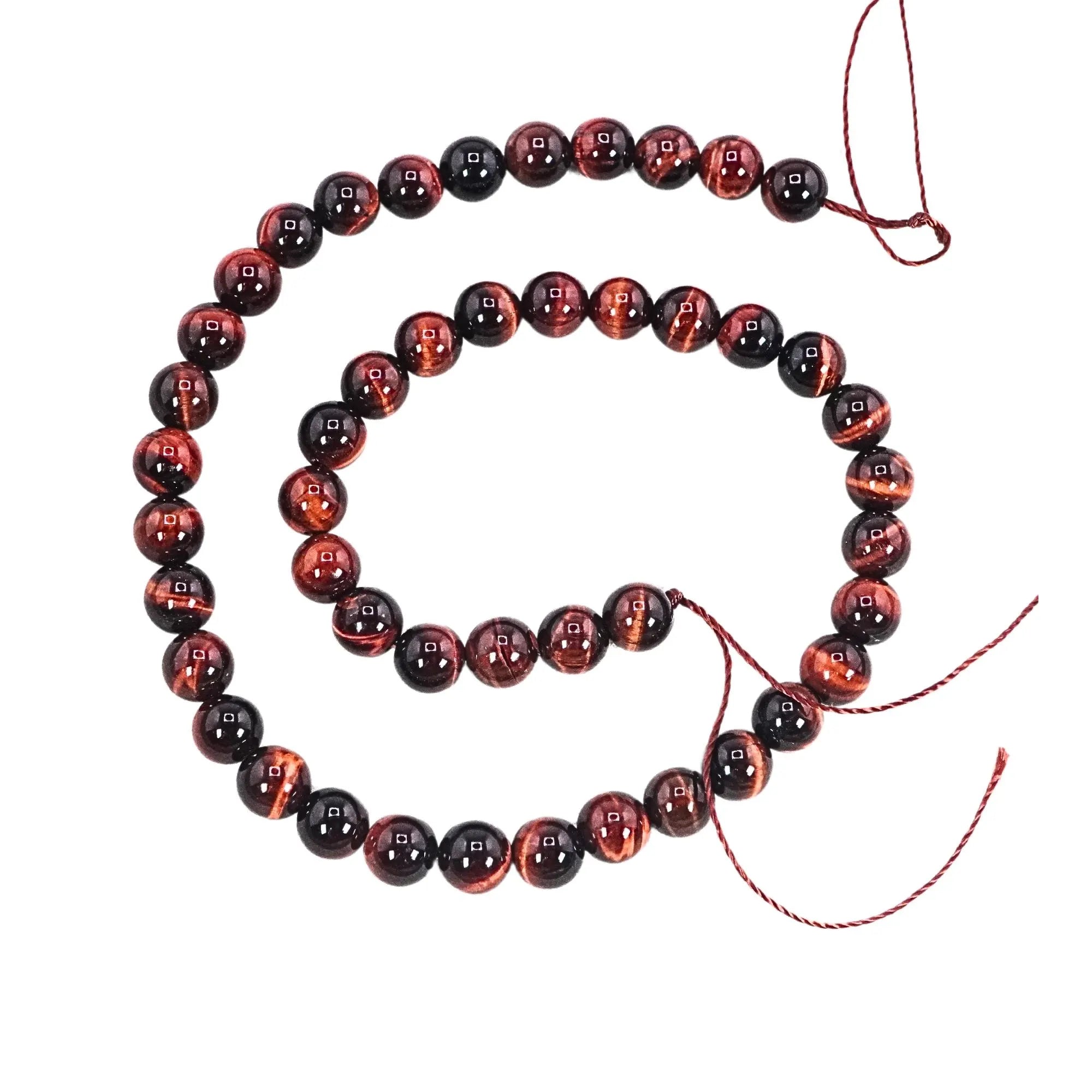 Red Tiger Eye Gemstone Beads For Jewelry Making