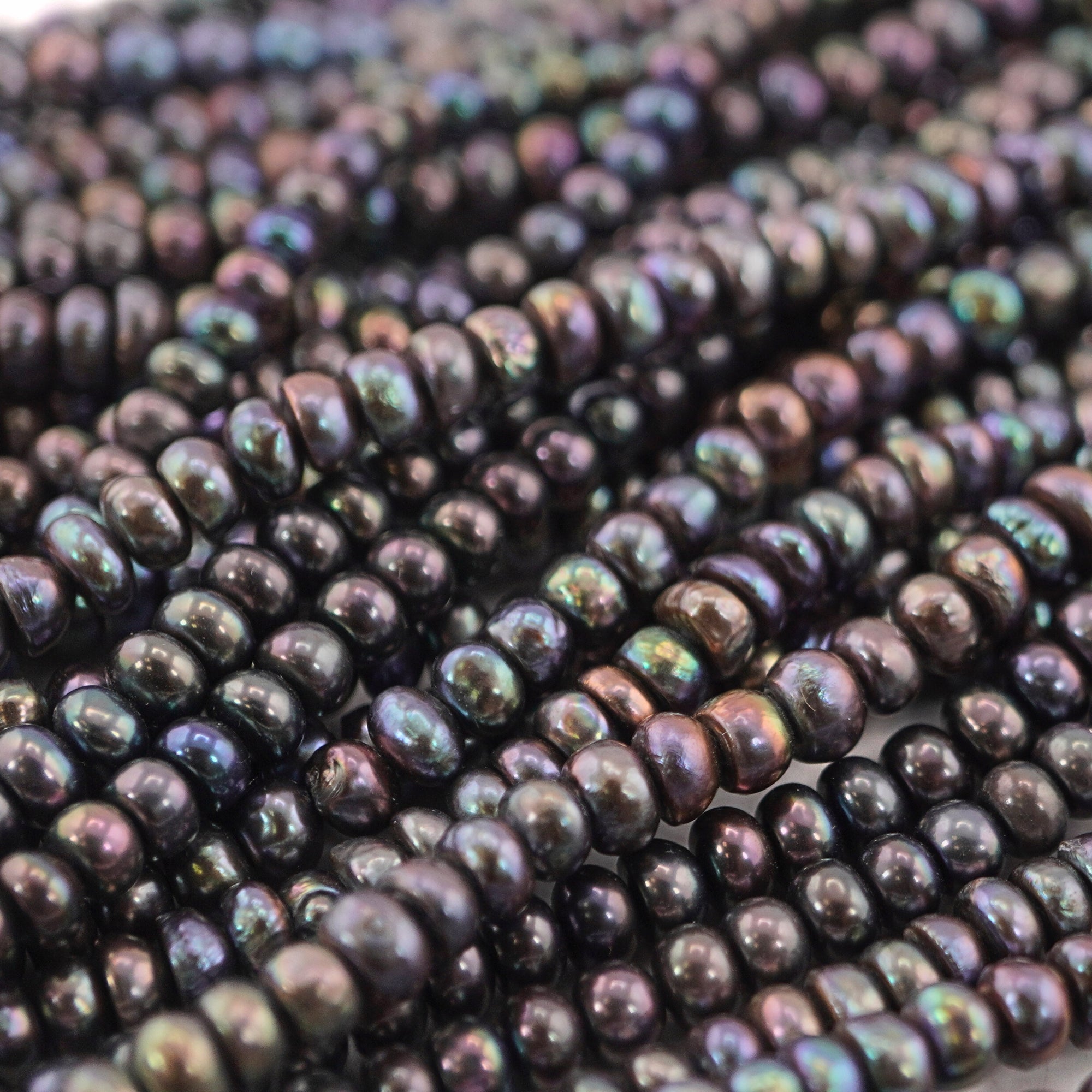 Smooth Button Shape Freshwater Pearl Beads for DIY Jewelry