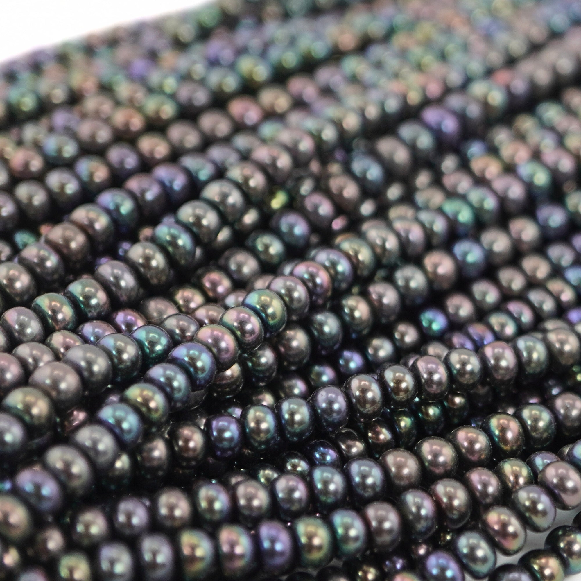 Smooth Button Shape Gem Beads Freshwater Pearl Beads