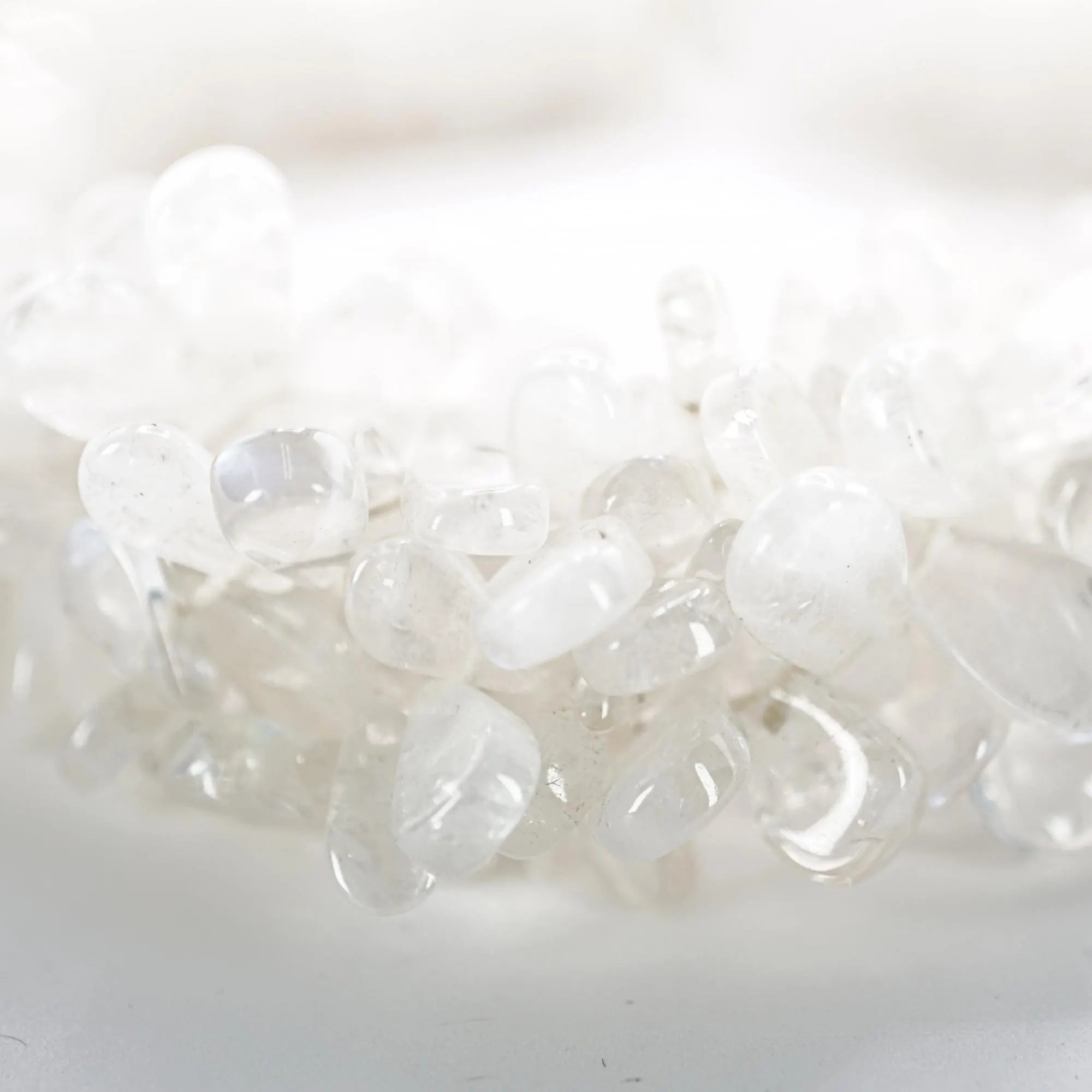 Smooth pear shape rainbow beads natural gemstone