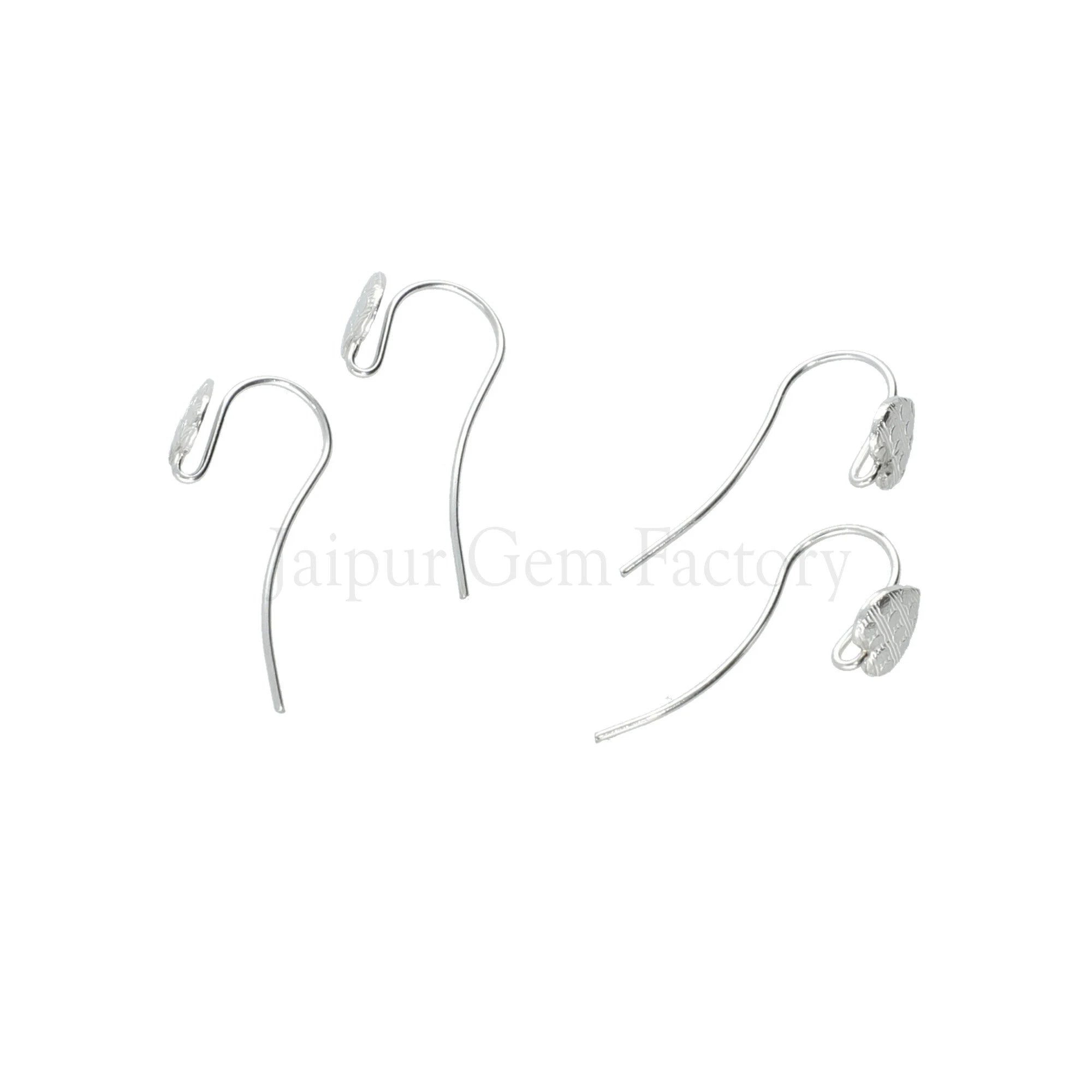 Sterling Silver Heart Ear Wire 925 Ear Hooks
