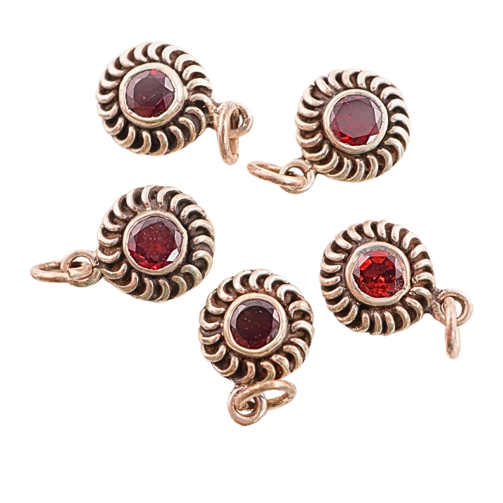 Sterling silver handmade charms for jewellery