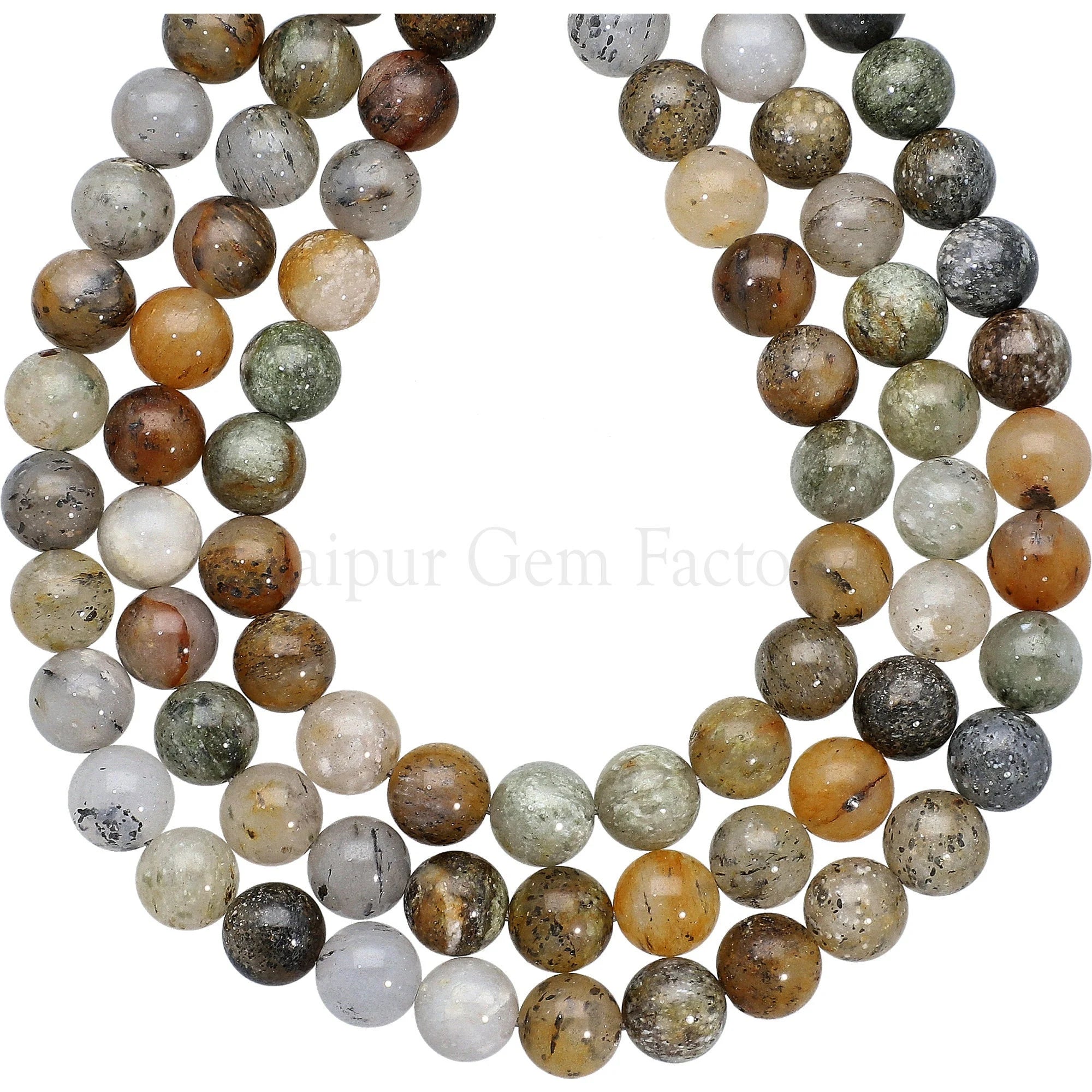 Sunstone Smooth Round Shape Loose Gemstone Strand Beads