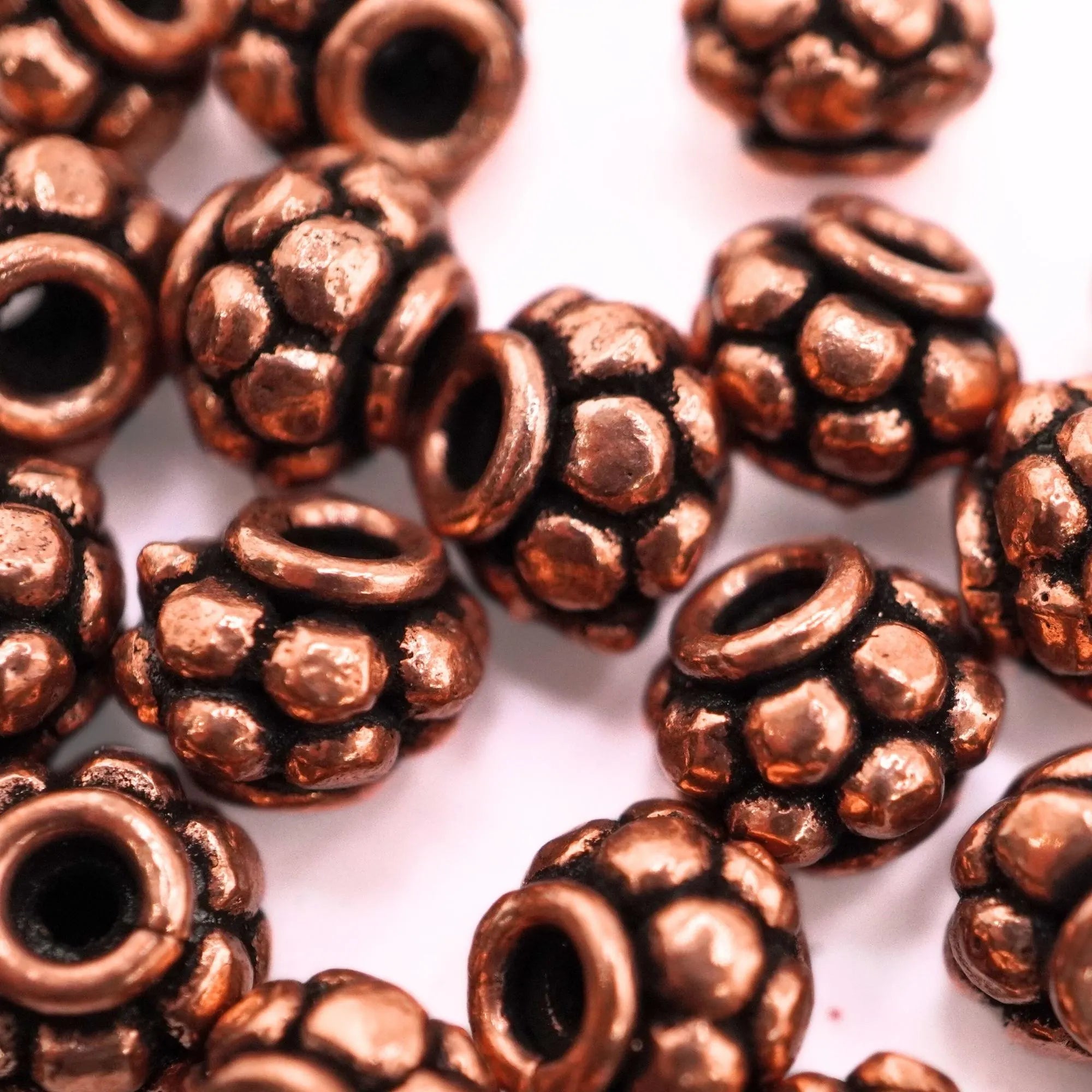 TierraCast Bali floral spacer beads