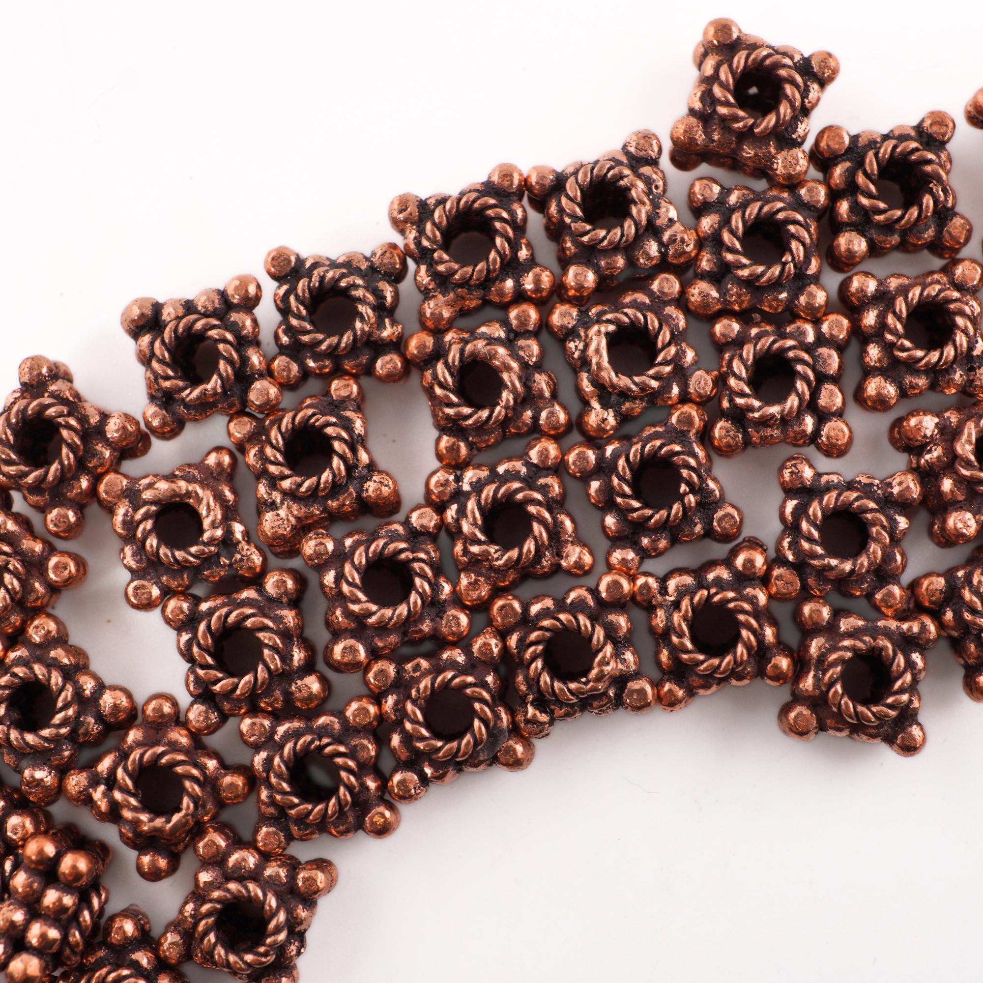 TierraCast copper spacer beads