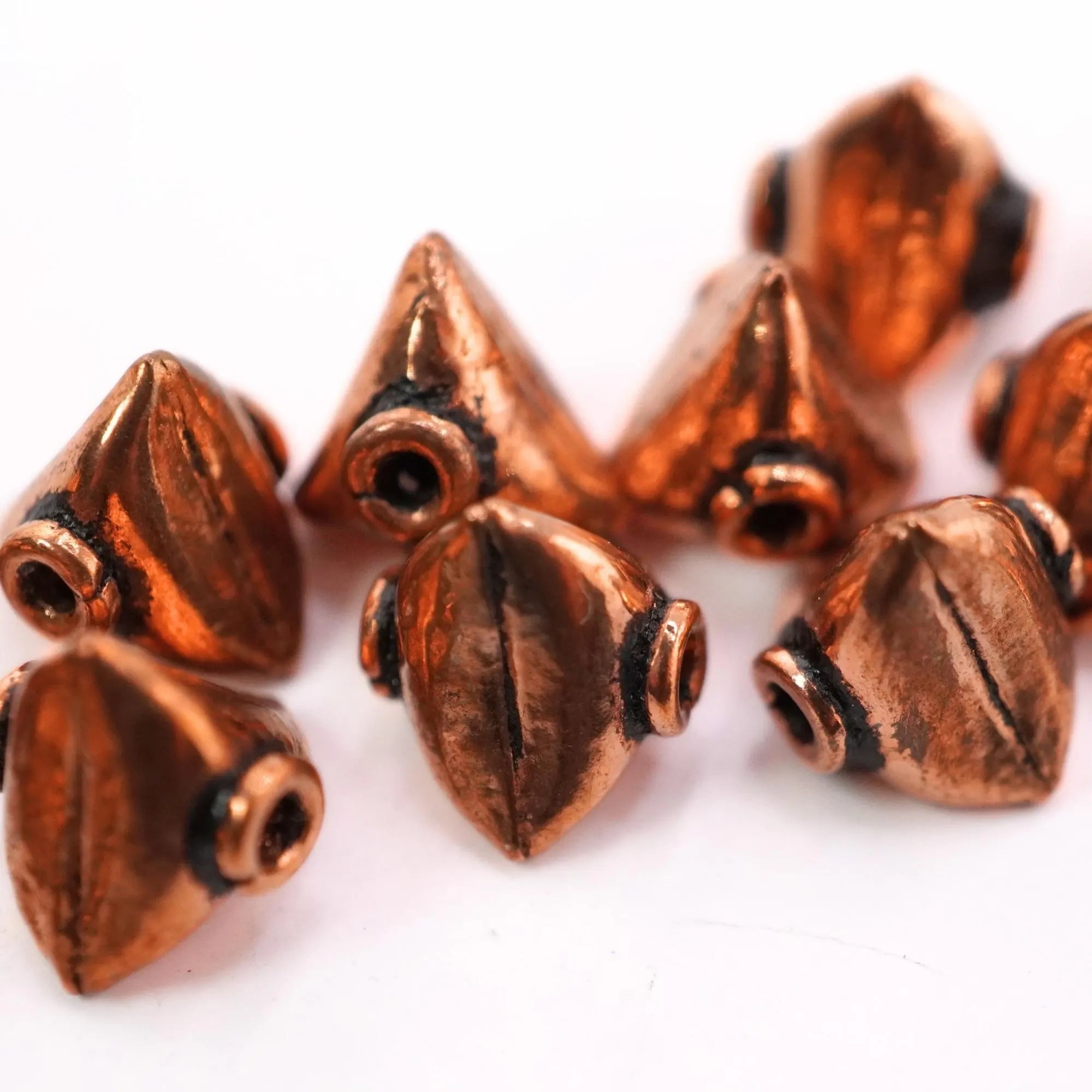 Triangle shape spacers for jewelry making