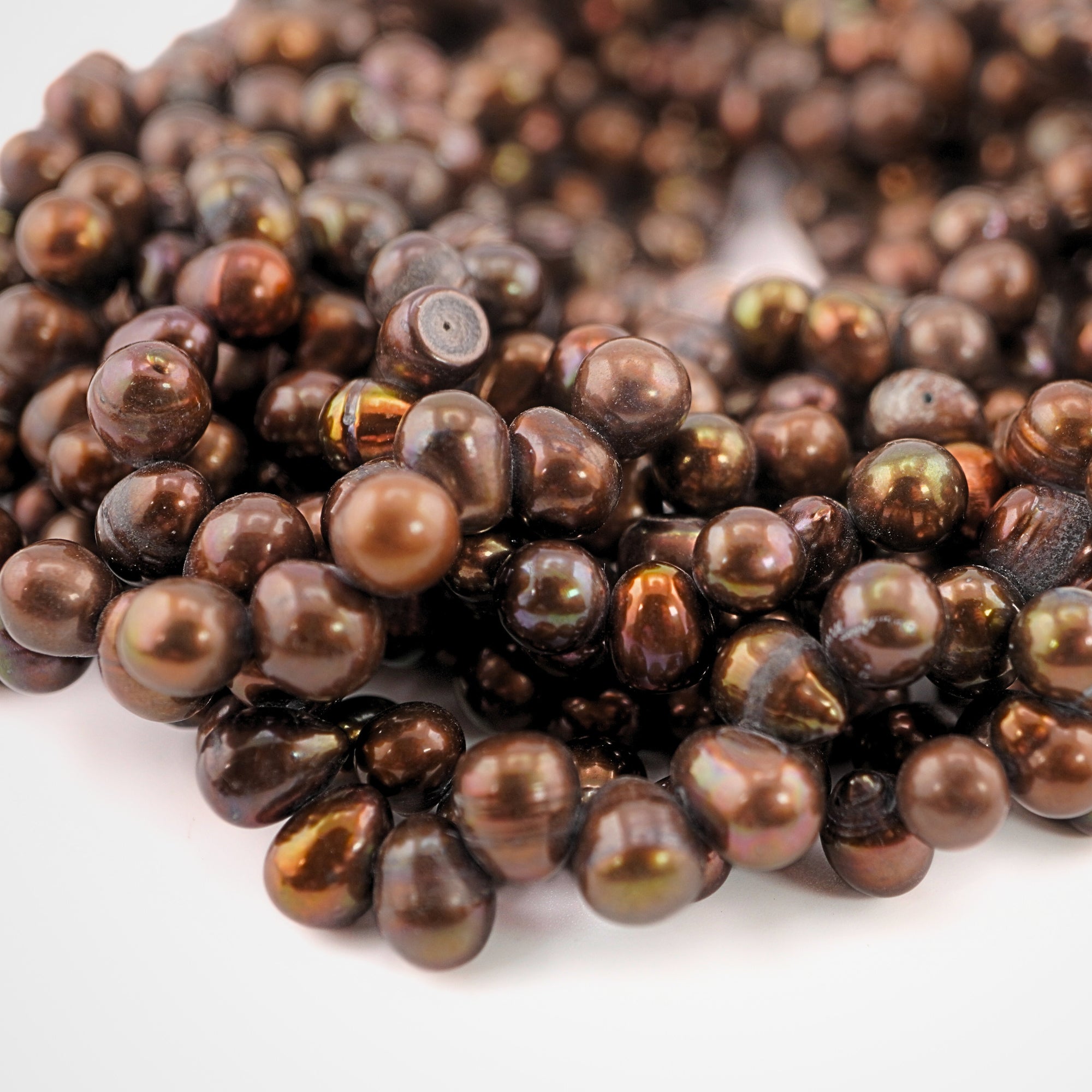 Unique gemstone pearls for jewelry