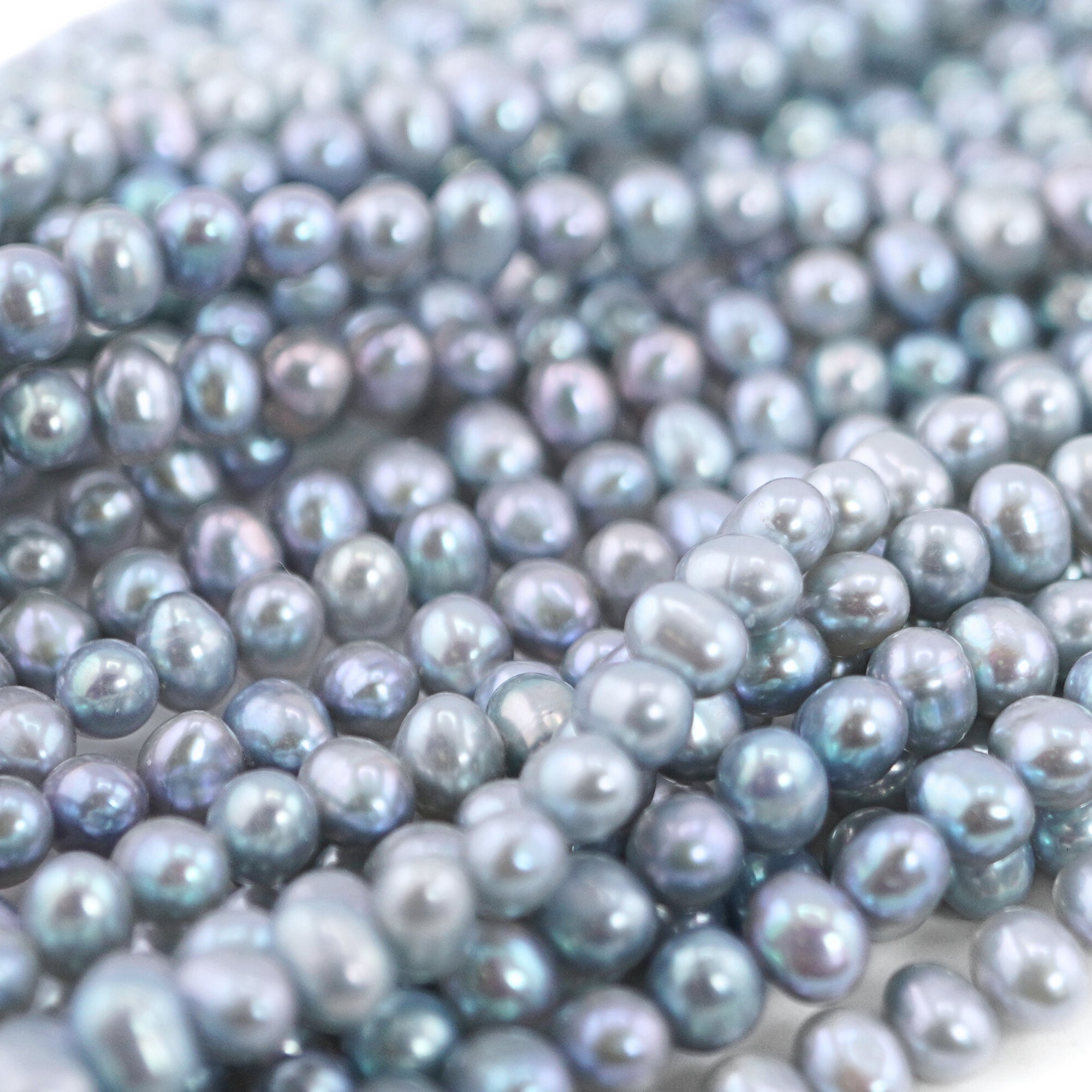 Wholesale Cultured Pearl Beads Sky Blue