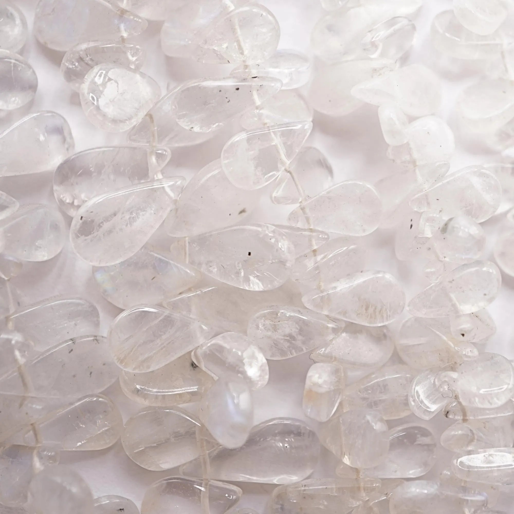 Wholesale gemstone beads rainbow moonstone pear shape