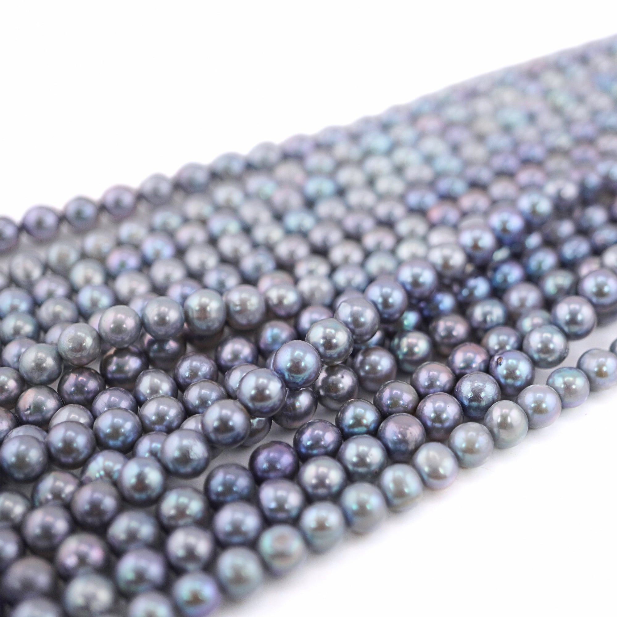 genuine black pearl beads