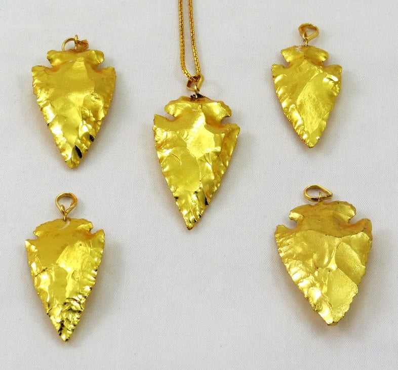 gold plated pendant charm for handmade jewelry