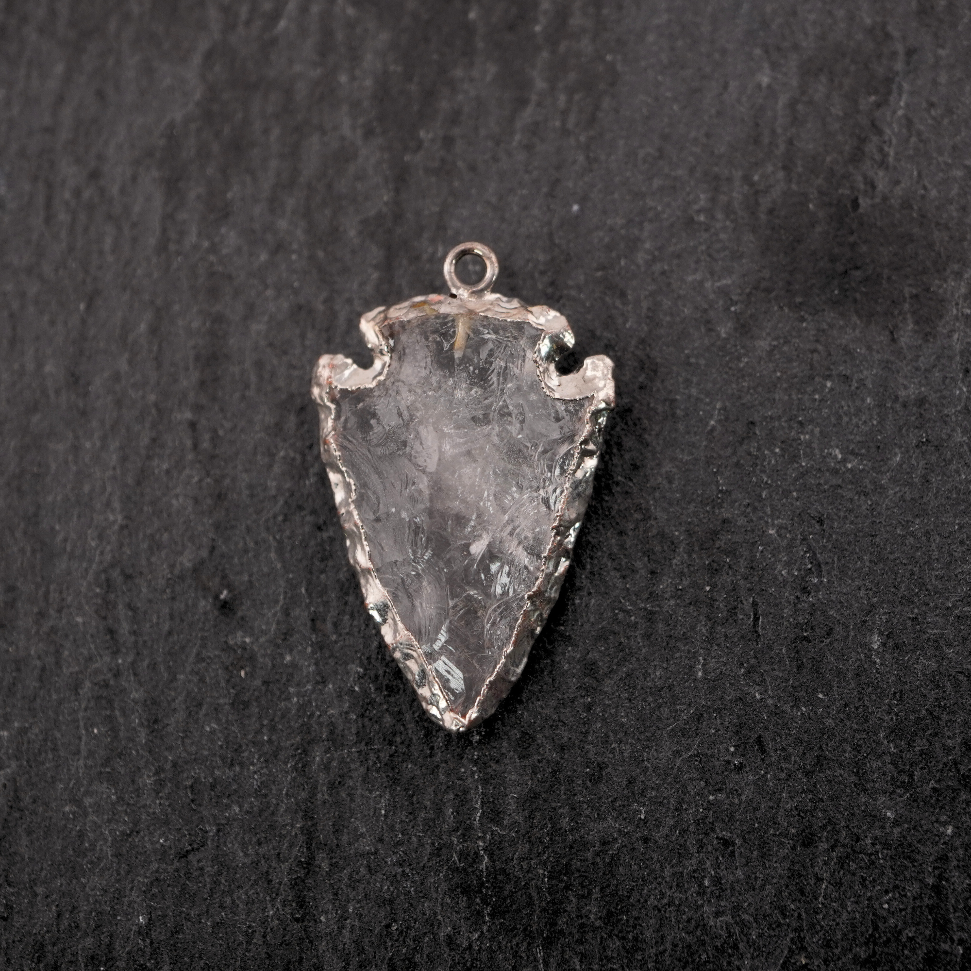 natural crystal quartz jewelry pendant
