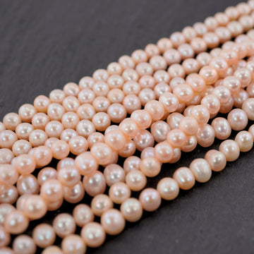peach beads 6 mm for bracelet