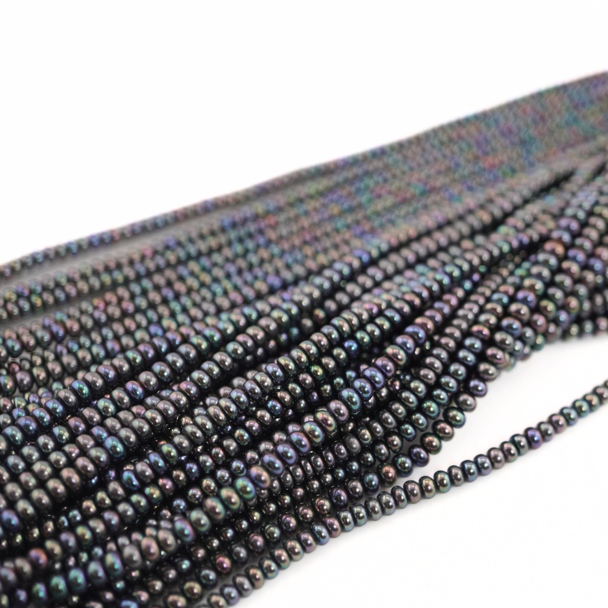 peacock round pearls for delicate jewelry