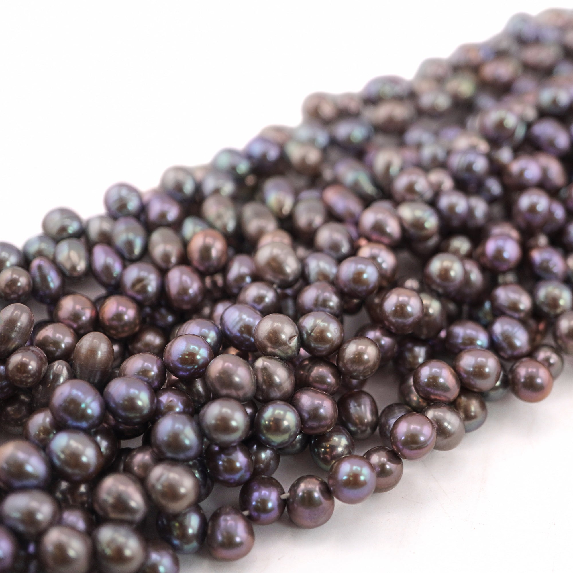 potato shape freshwater pearls beads online