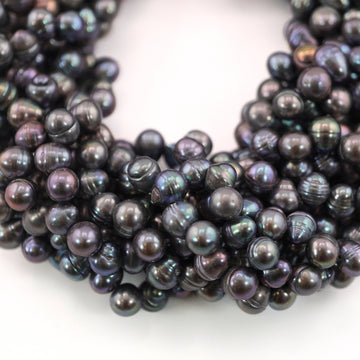 real freshwater pearls peacock
