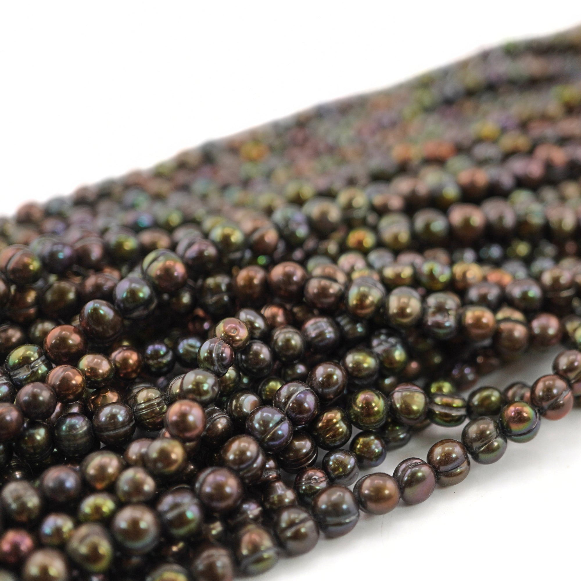 small peacock pearl beads