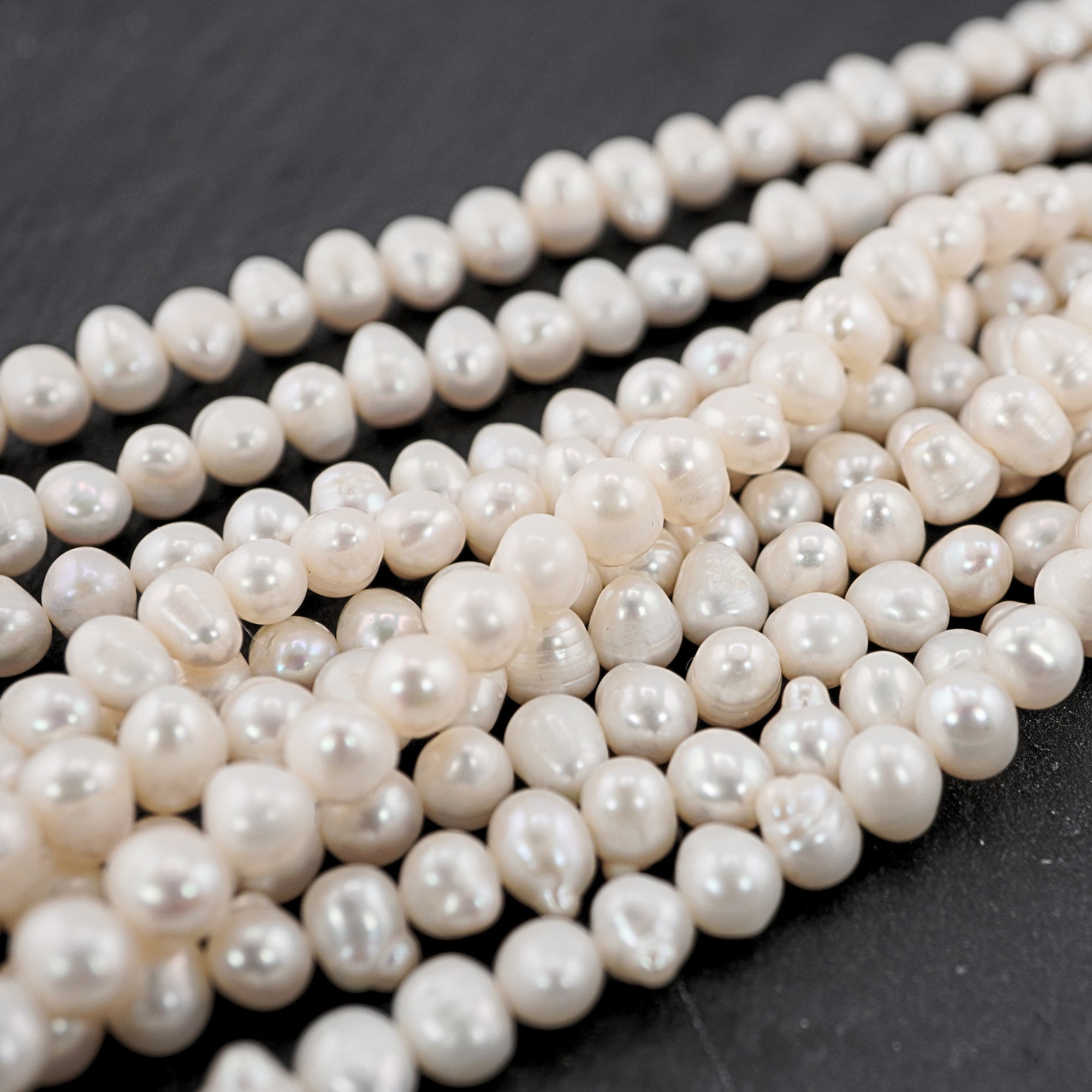 wholesale white pearl beads