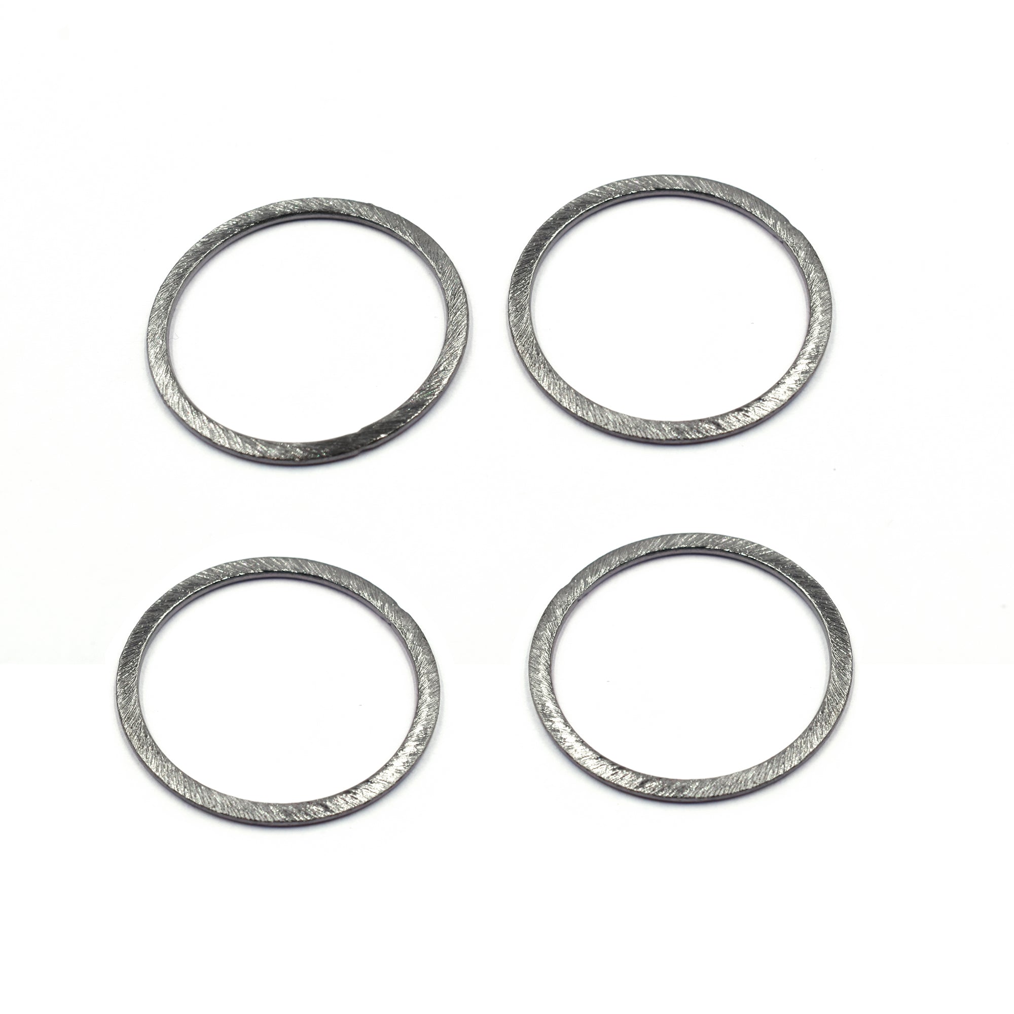 30mm round black connector