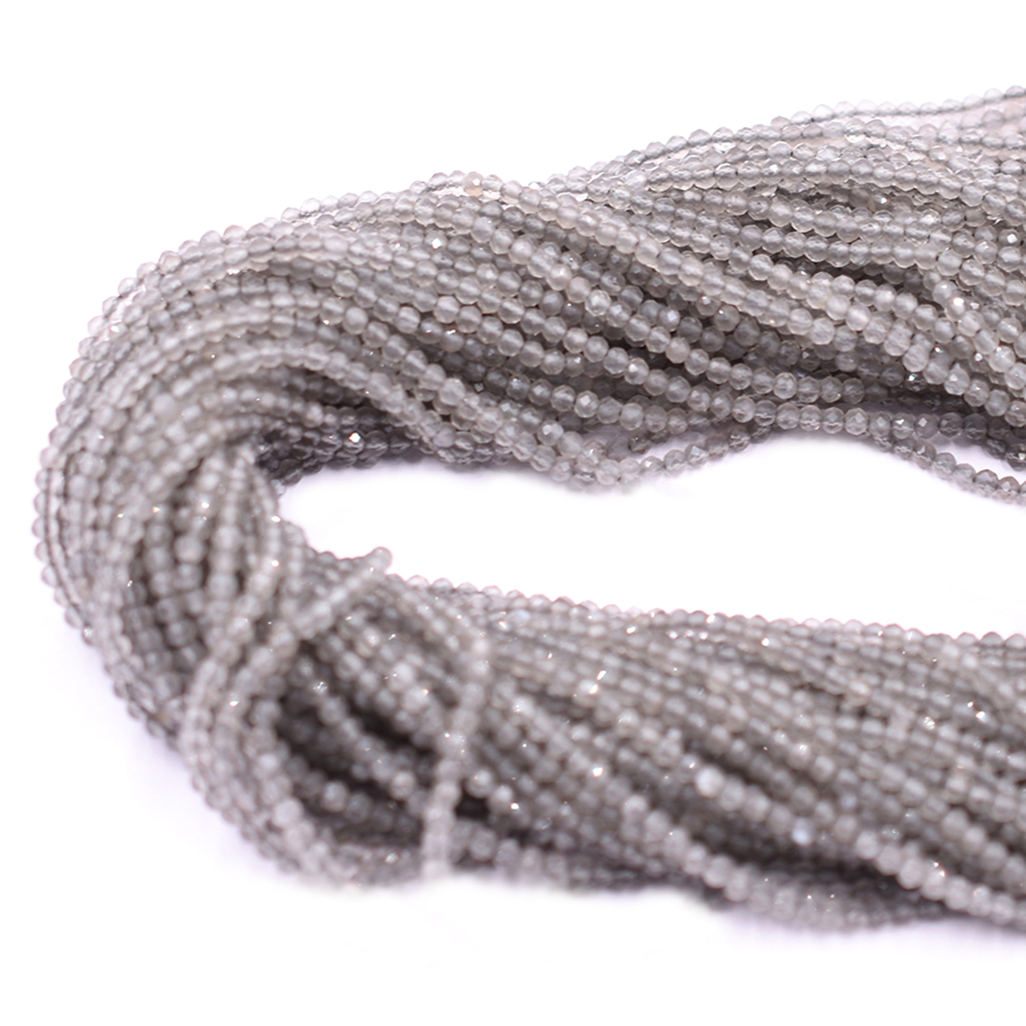 Gray Moonstone Beads