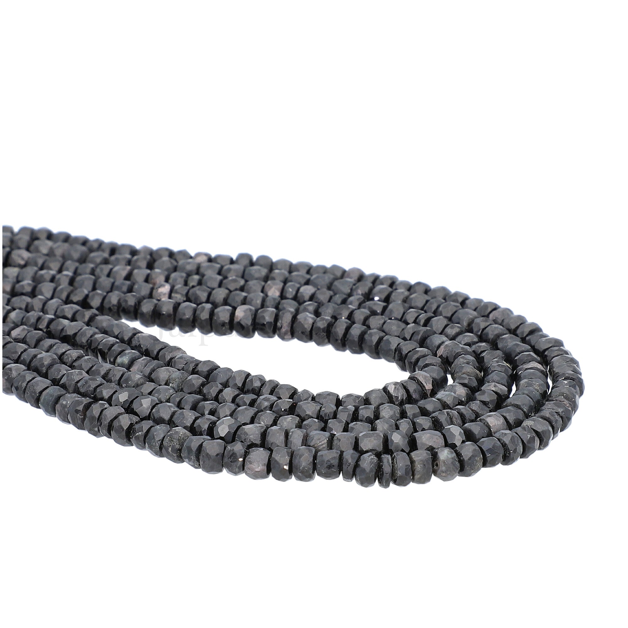 Faceted Rondelle Gemstone Beads