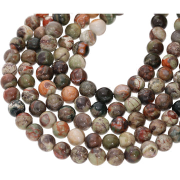 Opalite Jasper Smooth Round Beads