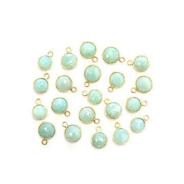 Amazonite 8MM Wholesale Amazonite Pendants