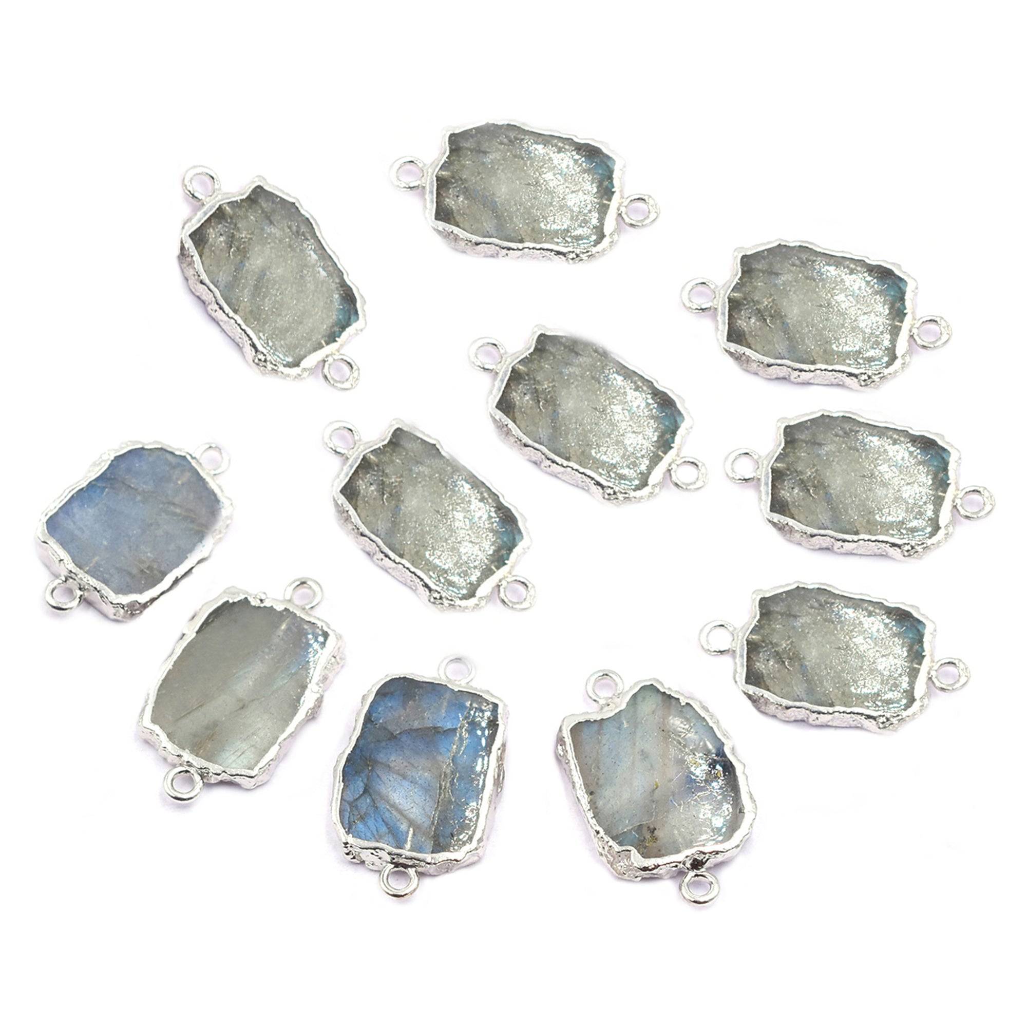 Labradorite Rectangle Shape Silver