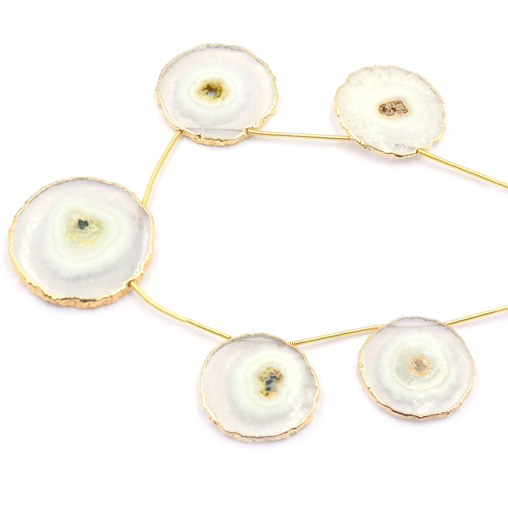 Solar Quartz Electroplated Strand