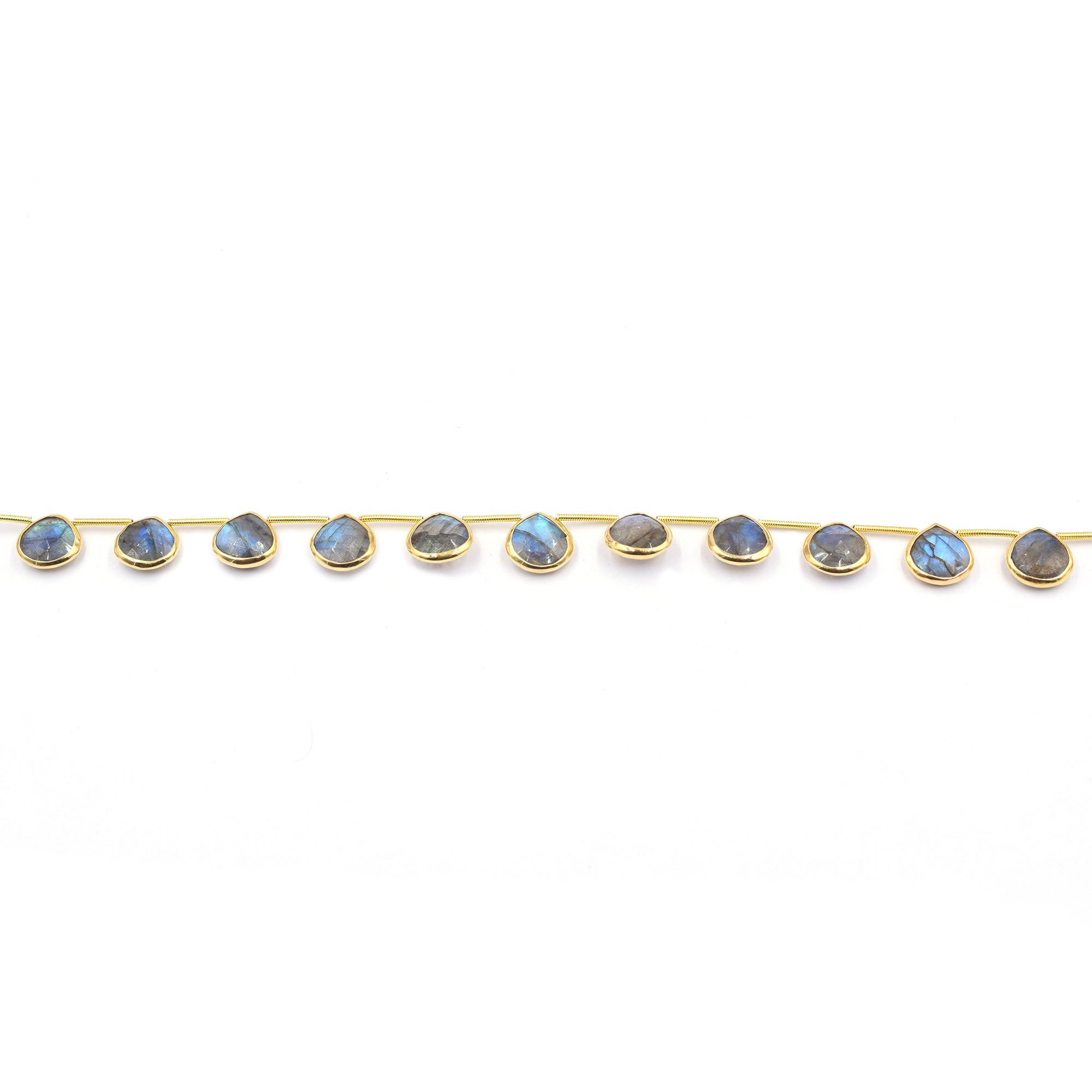 gemstone labradorite strand