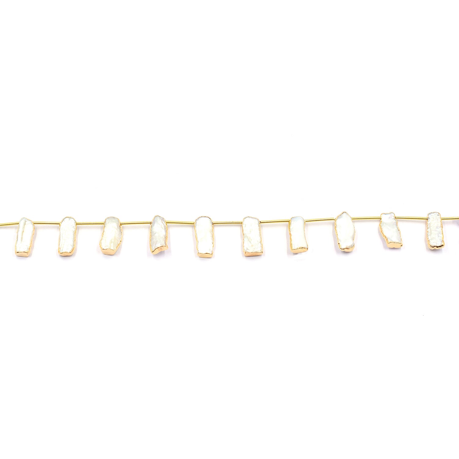 Biwa pearl beads for necklace making