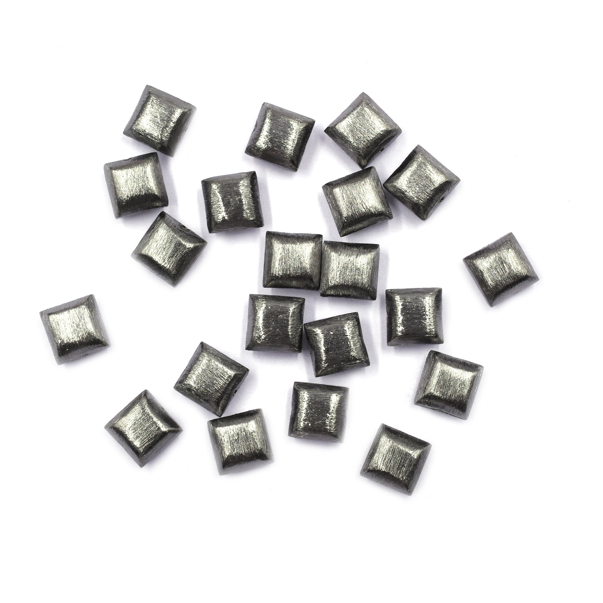 Black Copper Cushion Beads for Jewelry