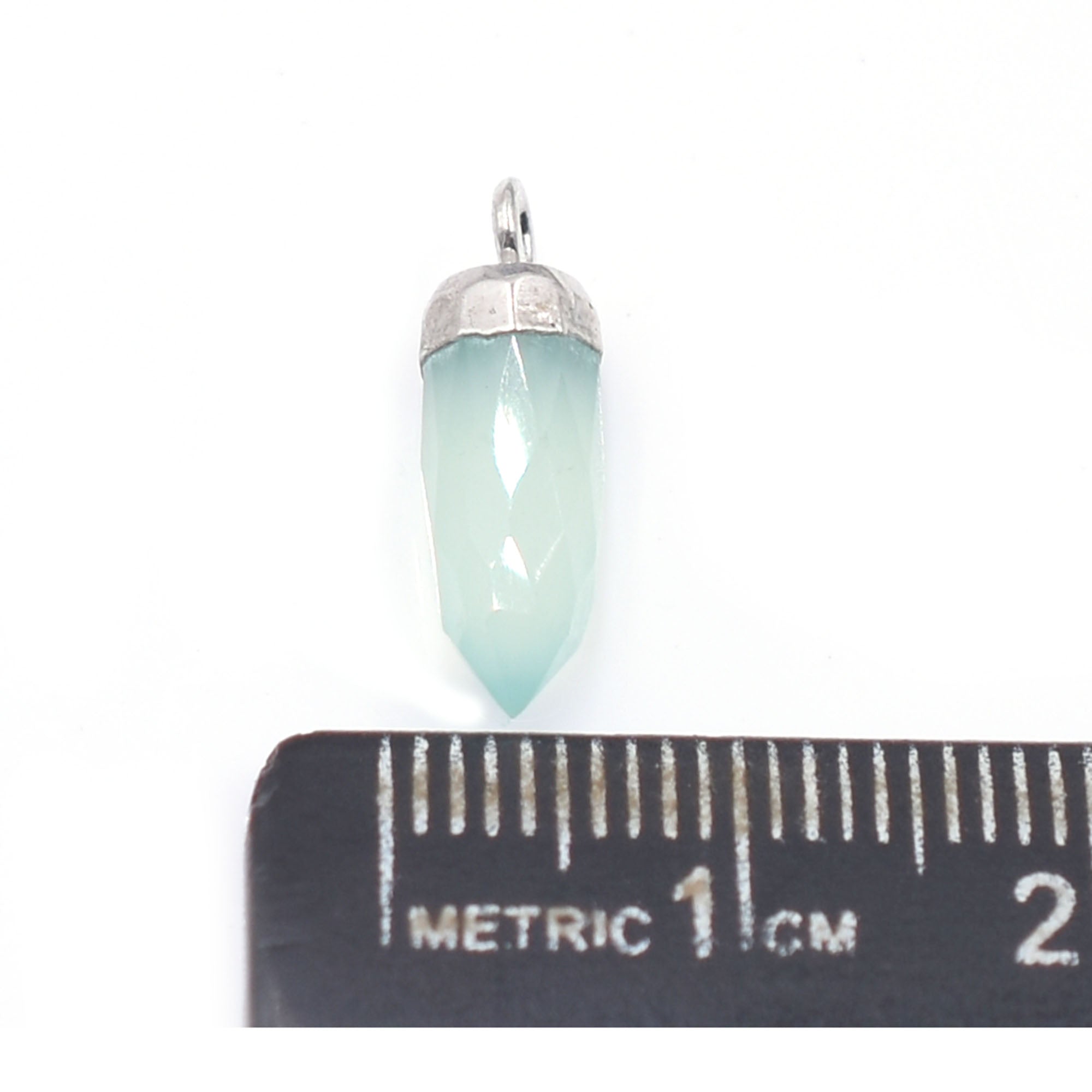 Bold Bullet Chalcedony Pendant for Necklace Designs