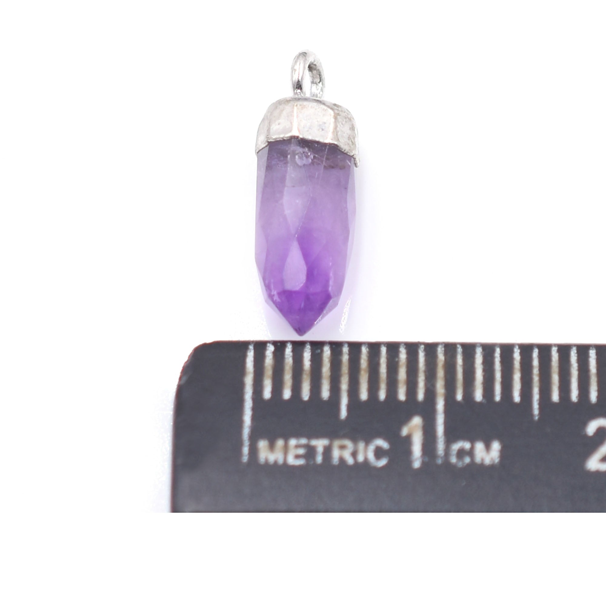 Bulk Amethyst Pendant Set – Silver Electroplated Finish