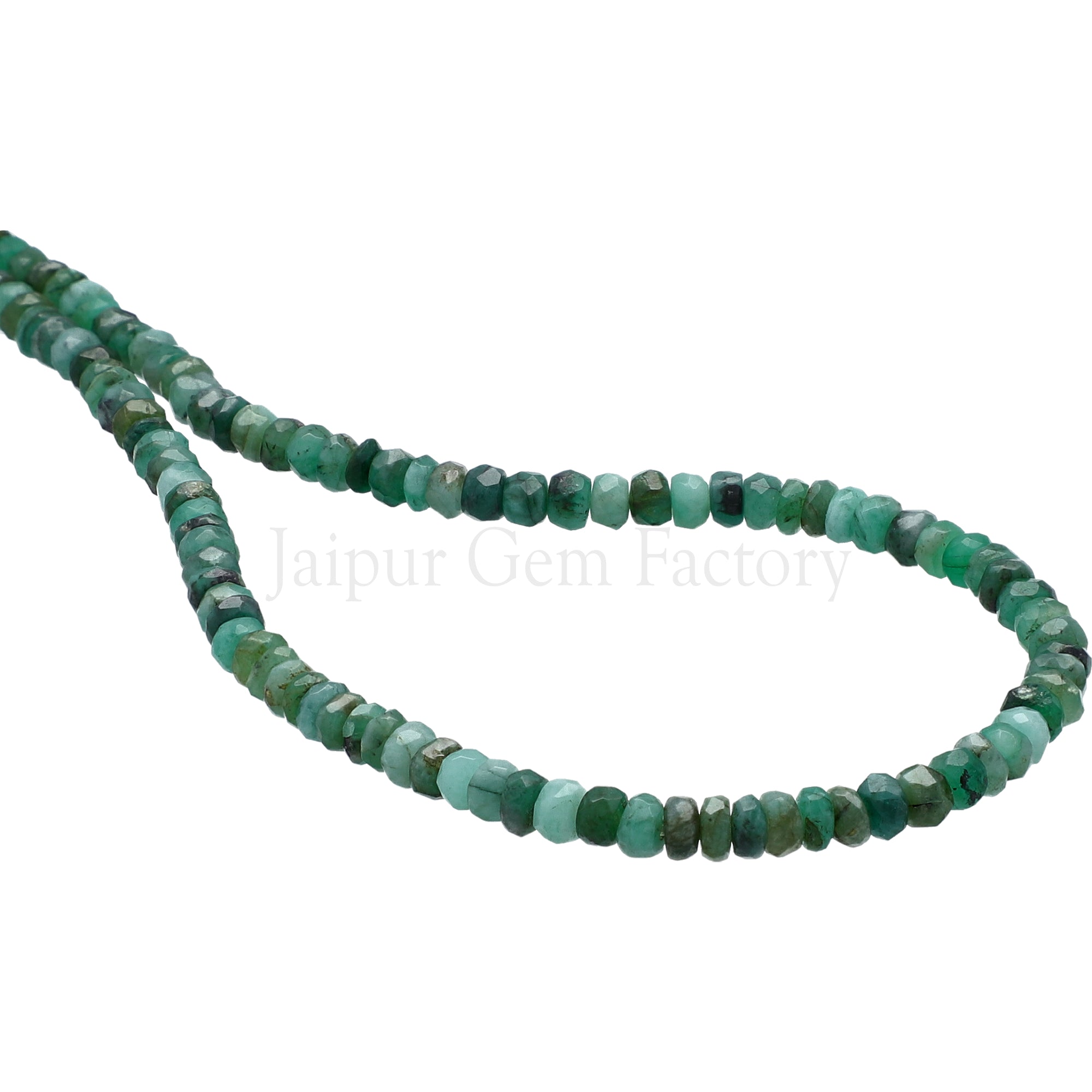 Bulk Faceted Emerald Beads