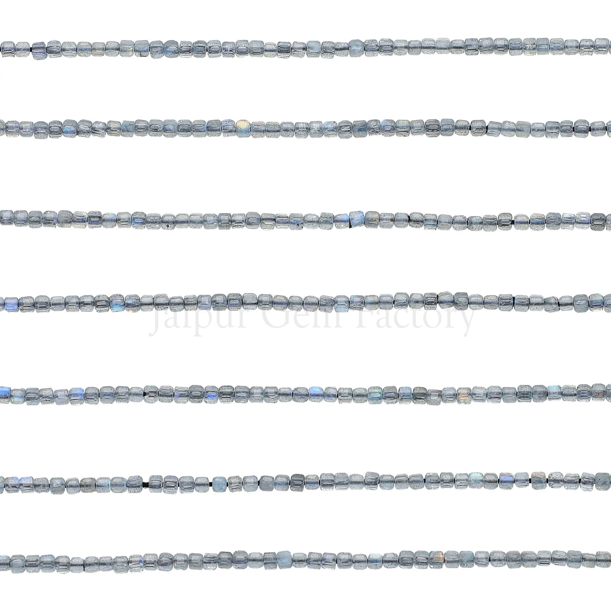 Bulk Faceted Labradorite Box Beads