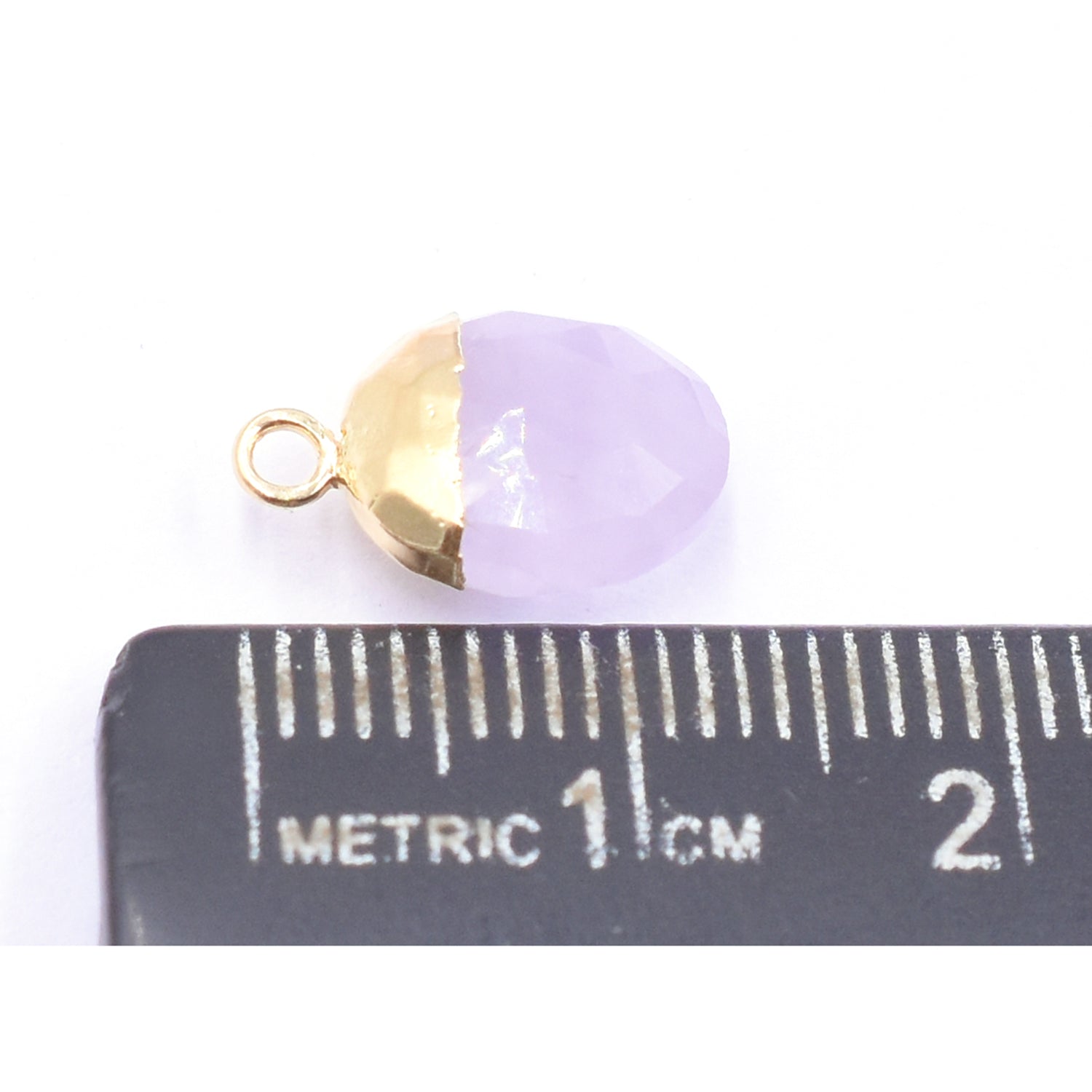 Bulk Gemstone Pendant – Amethyst Gold Electroplated