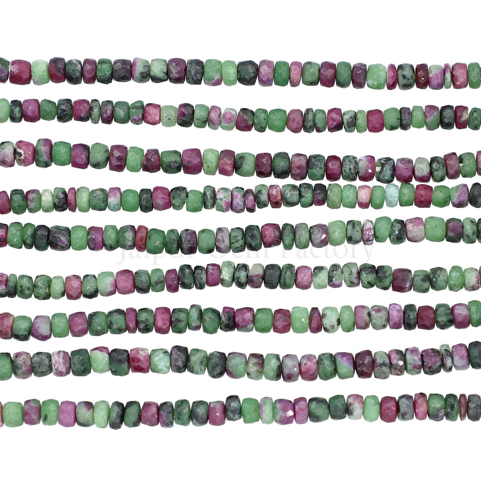 Bulk Ruby Zoisite Beads for Jewelry