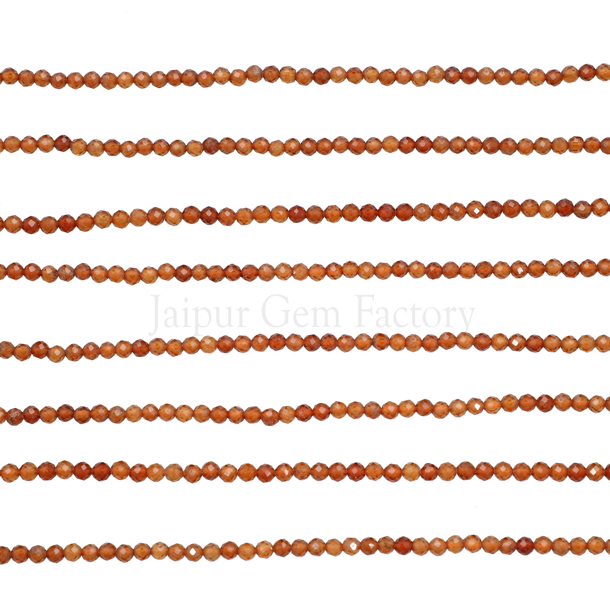 Hessonite Garnet Beads