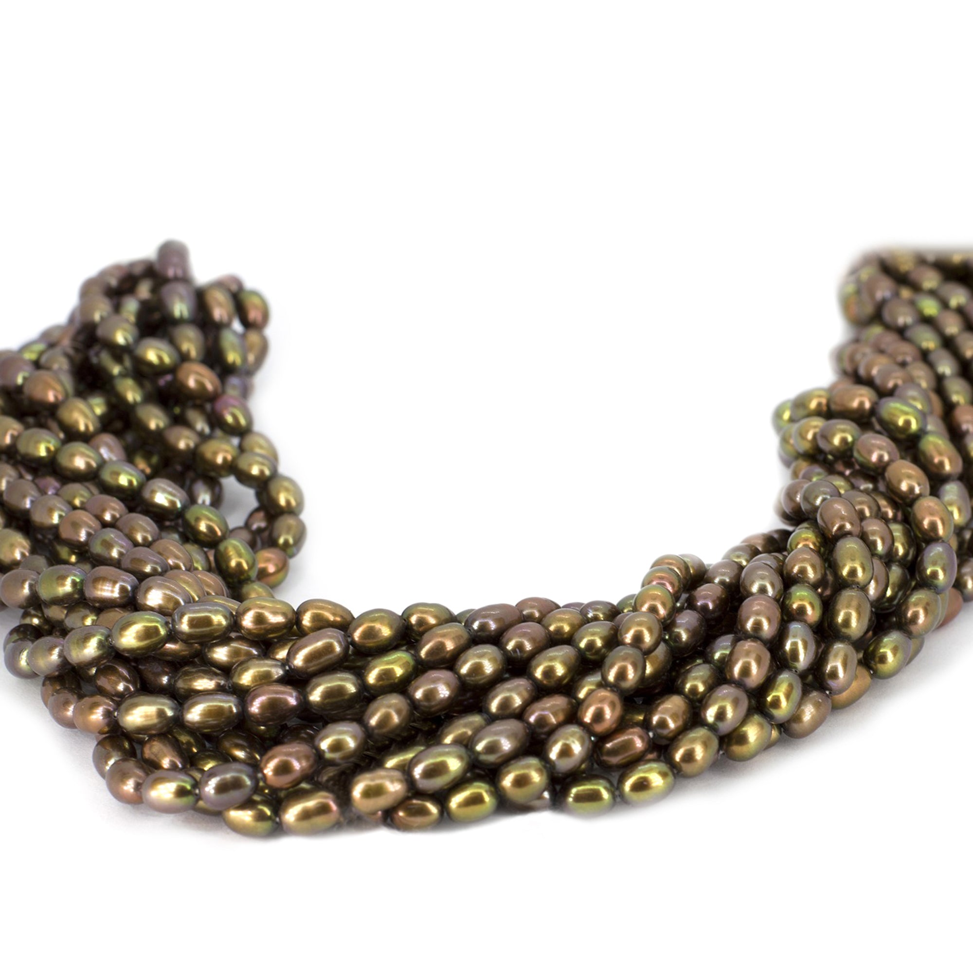 Brown Color Fresh Water Pearl Strand