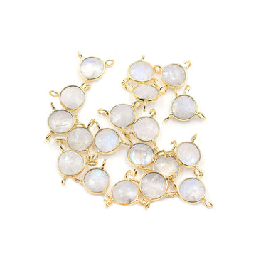 Celestial jewelry connector charms