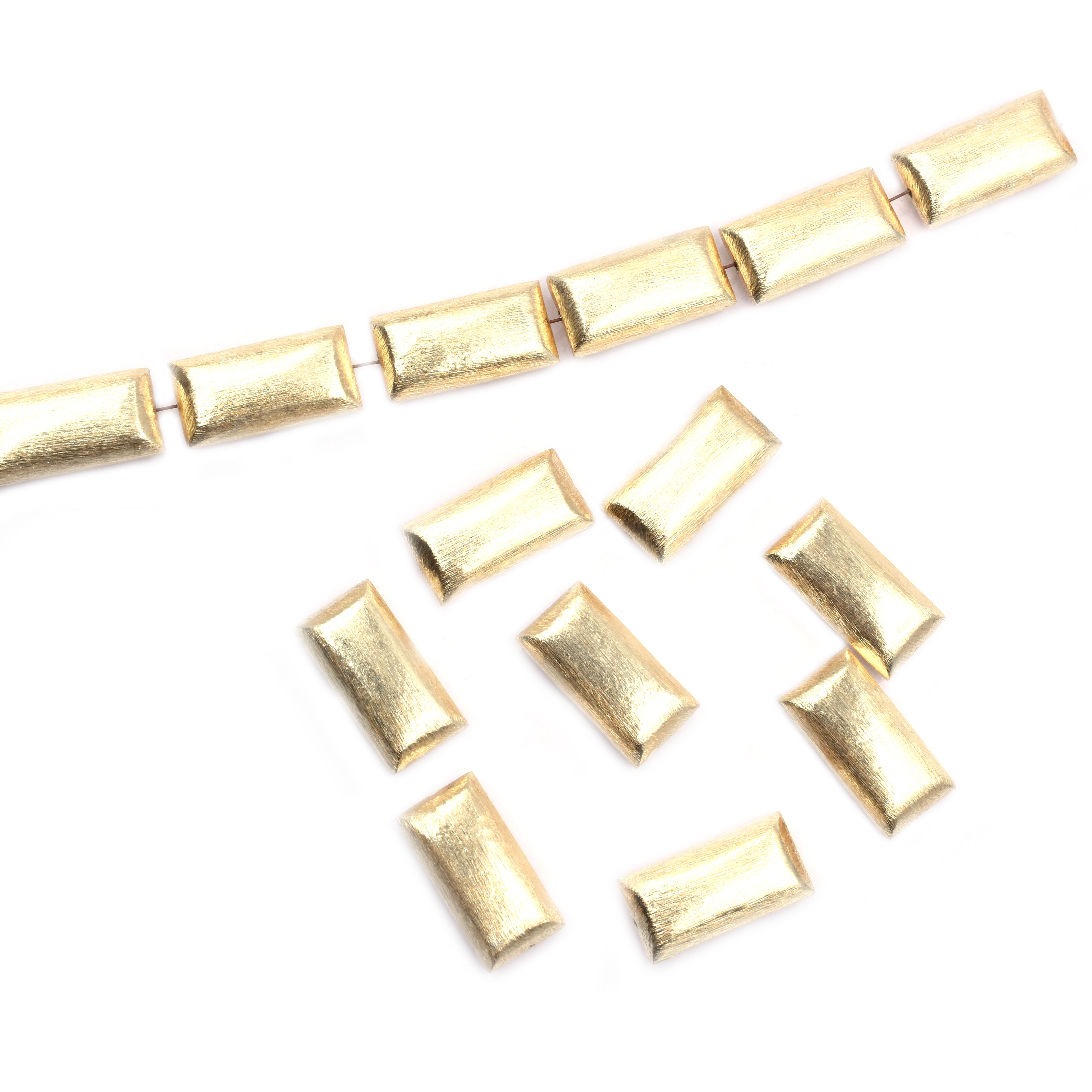 Copper Biscuit Shape Beads for Crafting