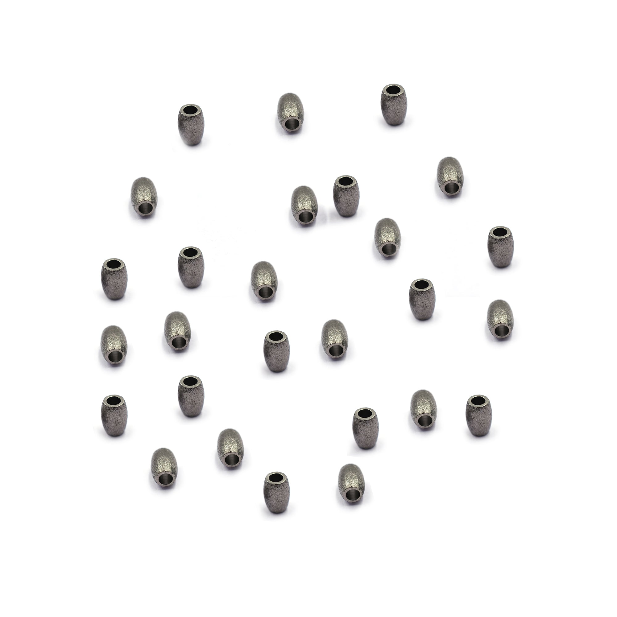Copper Black Cylinder Spacer Beads