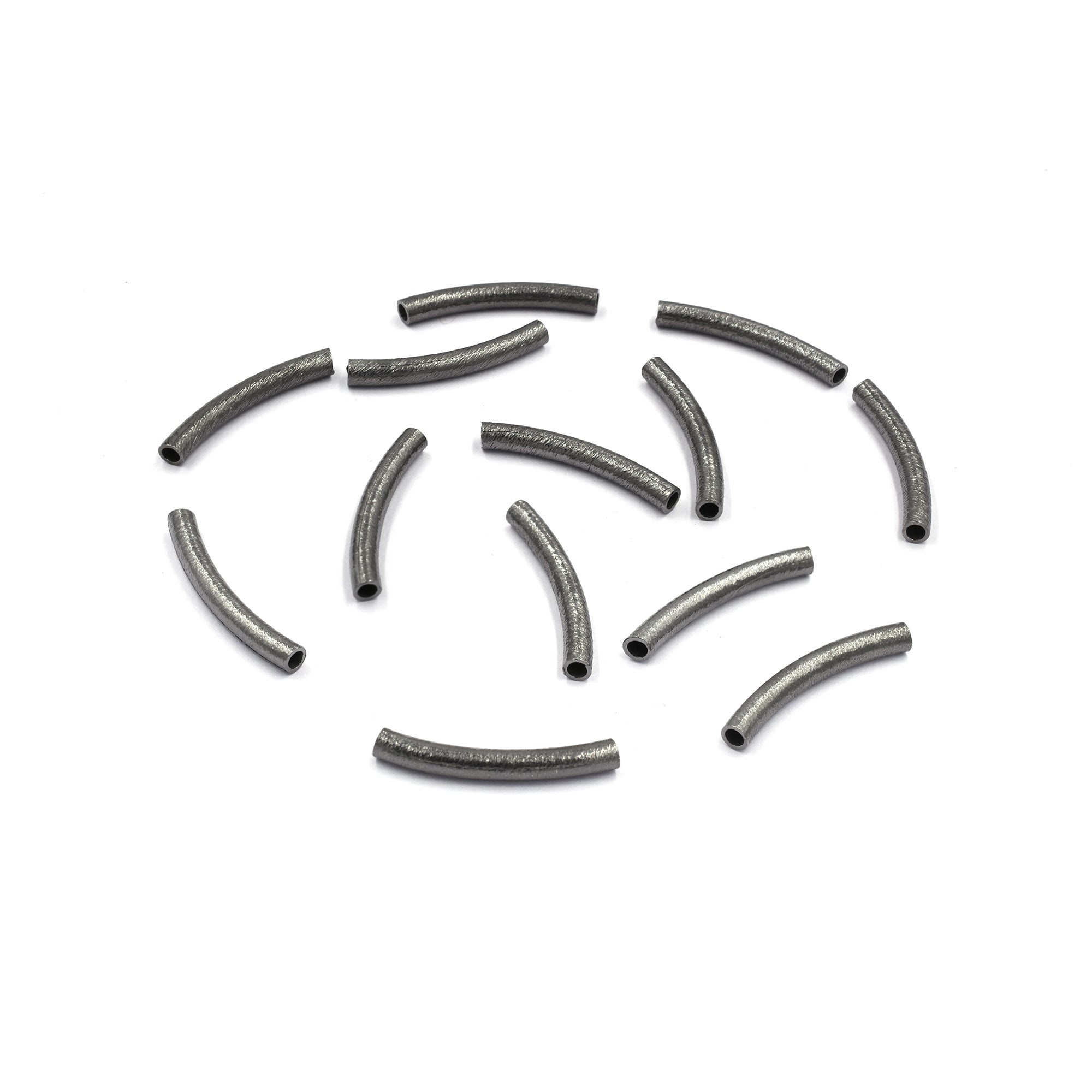 Curved Tube Spacer Beads