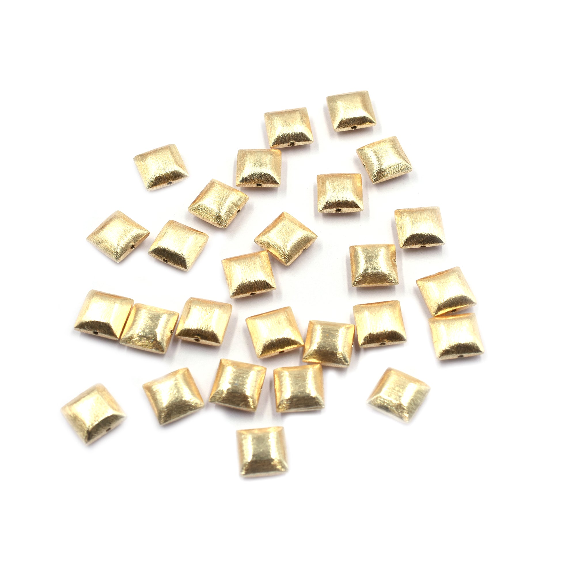 DIY Jewelry Brass Cushion Beads